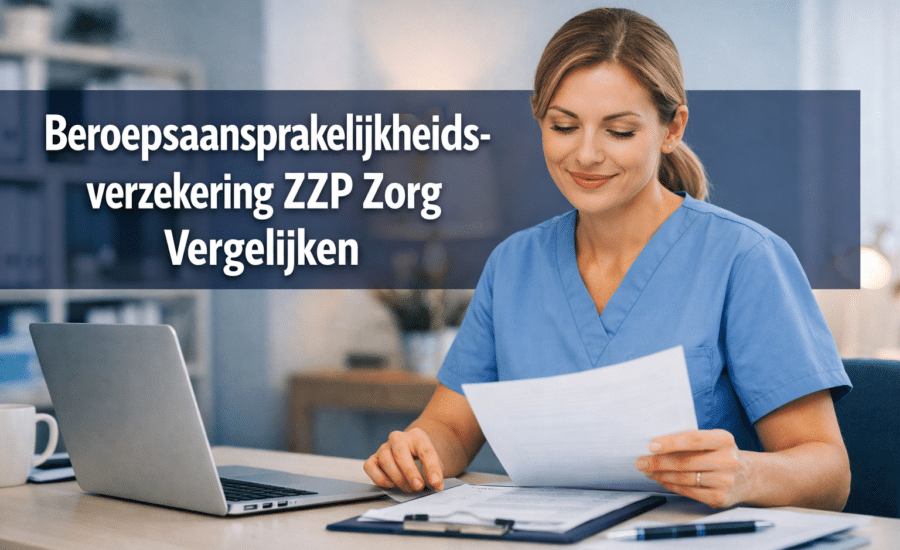beroepsaansprakelijkheidsverzekering zzp zorg vergelijken