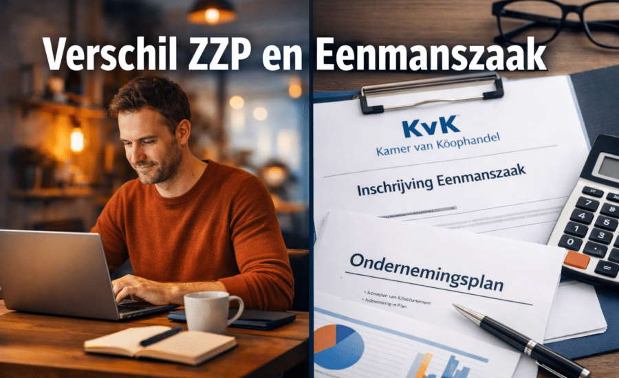 verschil zzp en eenmanszaak