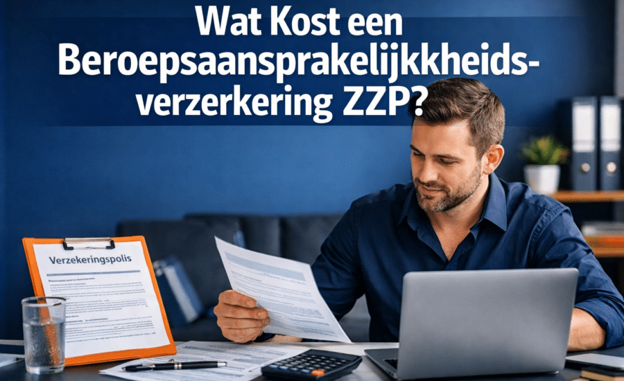 wat kost een beroepsaansprakelijkheidsverzekering zzp